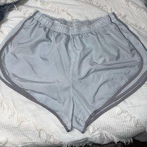 Nike light grey/ off white shorts